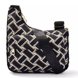 DVF for Target Vintage Weave Neutral Utility Crossbody Bag NEW!